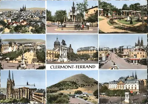 Clermont Ferrand Puy de Dome Stadtansichten  Kat. Clermont Ferrand