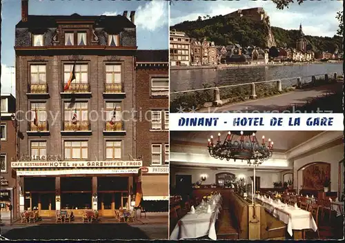 Dinant Wallonie Hotel de la Gare Speisesaal Kat. Dinant