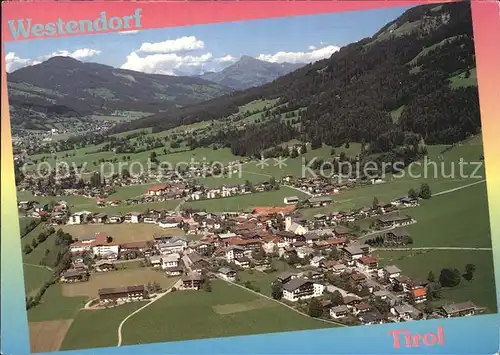 Westendorf Tirol im Brixental Fliegeraufnahme Kat. Westendorf