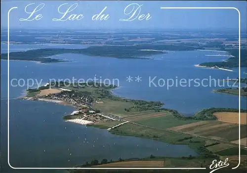 Chantecoq Lac du Der Vue aerienne Kat. Chantecoq