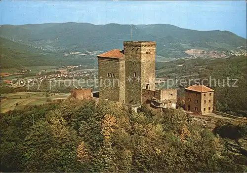 Annweiler Trifels Burg Trifels Fliegeraufnahme Kat. Annweiler am Trifels