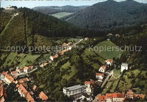 Bad Lauterberg Kneipp Heilbad St Benno Stift mit Hausberg Fliegeraufnahme Kat. Bad Lauterberg im Harz