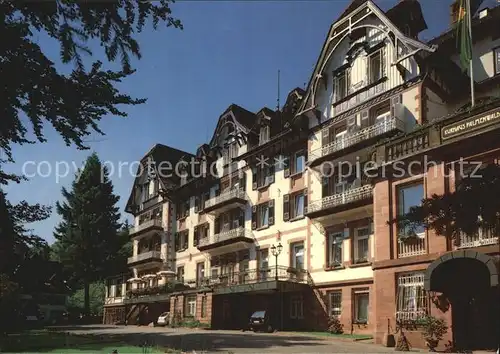 Freudenstadt Hotel Kurhaus Palmenwald Kat. Freudenstadt