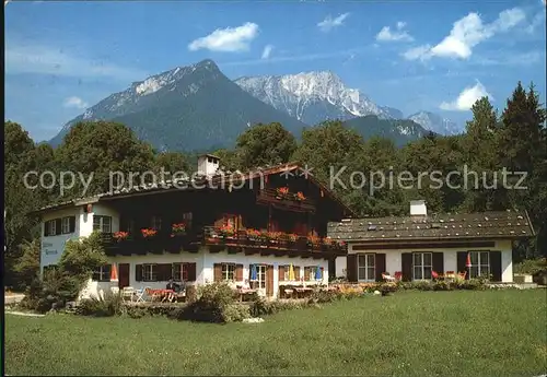 Schoenau Koenigssee Gaestehaus Sonnenwinkel Kat. Schoenau a.Koenigssee