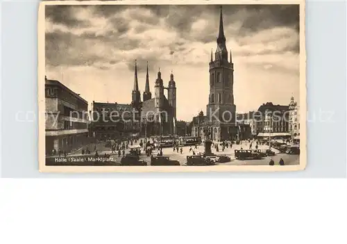 Halle Saale Marktplatz Kat. Halle