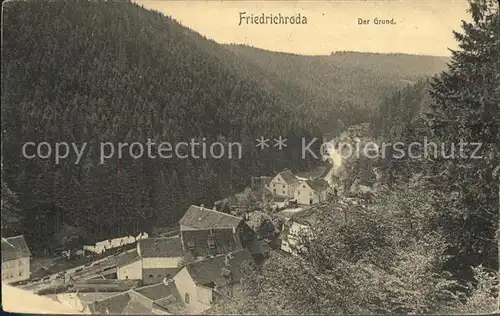 Friedrichroda Der Grund Kat. Friedrichroda