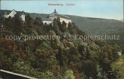 Schwarzburg Thueringer Wald Schloss Kat. Schwarzburg