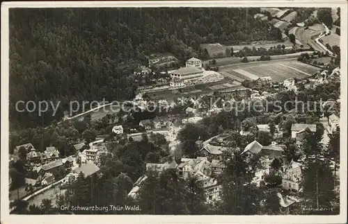 Schwarzburg Thueringer Wald Stadtansicht Kat. Schwarzburg