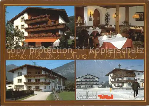 Radfeld Tirol Pension Prosserhof und Michaelerhof Kat. Radfeld Kufstein