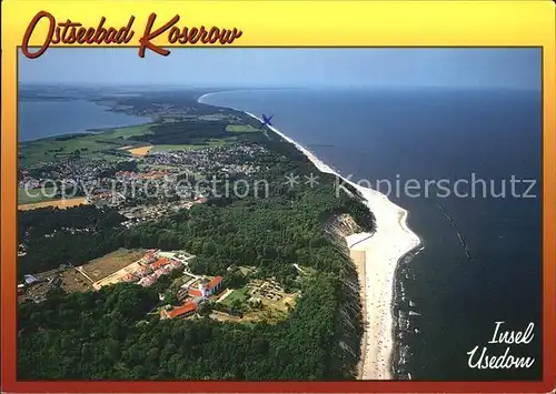 Koserow Ostseebad Usedom Fliegeraufnahme Kat. Koserow