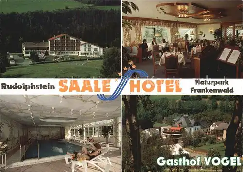 Rudolphstein Saale Hotel Gasthof Vogel Kat. Berg