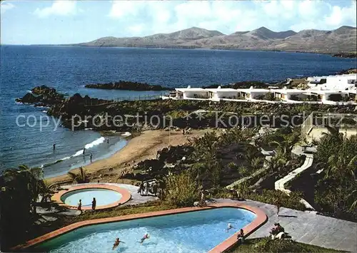 Lanzarote Kanarische Inseln Hotel Los Fariones Strand