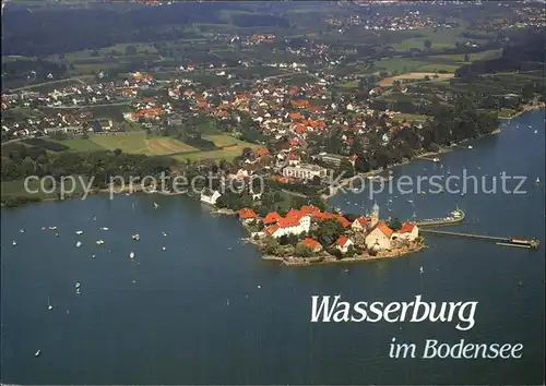 Wasserburg Bodensee Halbinsel Luftbild Kat. Wasserburg (Bodensee)