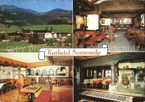 Sonthofen Oberallgaeu Kurhotel Sonnenalp Kat. Sonthofen