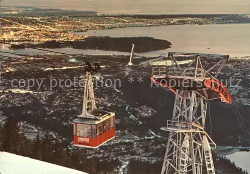 North Vancouver Grouse Mountain Skyride Panorama Kat. North Vancouver