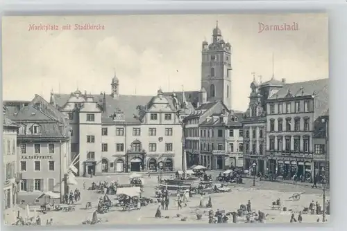 Darmstadt Marktplatz Stadtkirche  * / Darmstadt /Darmstadt Stadtkreis