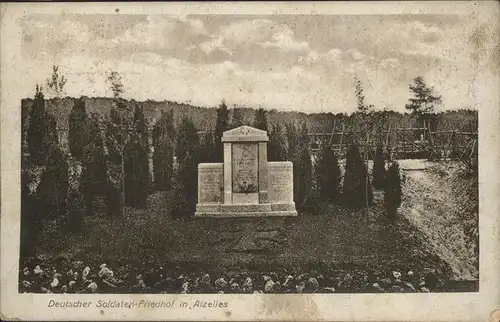 Aizelles Aisne Deutscher Soldatenfriedhof Feldpost / Aizelles /Arrond. de Laon