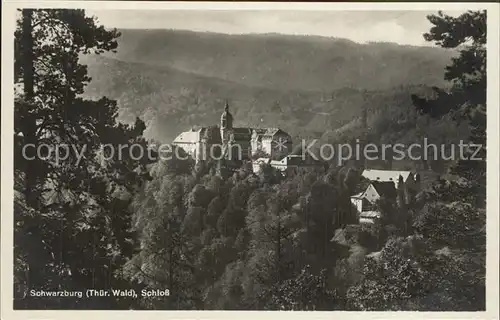 Schwarzburg Thueringer Wald Schloss Kat. Schwarzburg