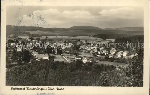 Finsterbergen Panorama Kat. Finsterbergen Thueringer Wald