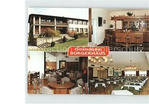 Tambach Dietharz Gaststaette Buergerhaus  Kat. Tambach Dietharz