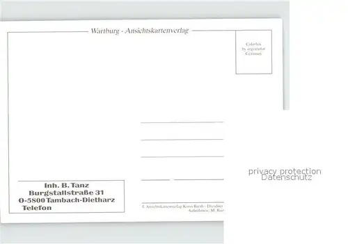 Tambach Dietharz Gaststaette Buergerhaus  Kat. Tambach Dietharz