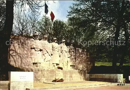 Verdun Meuse Totenmal der Stadt Kat. Verdun