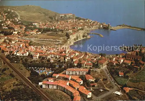 Collioure Fliegeraufnahme Kat. Collioure