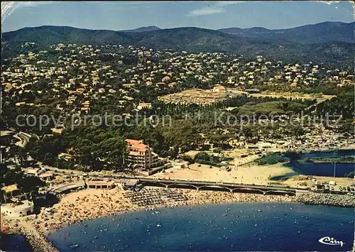 St Aygulf Fliegeraufnahme mit Strand Kat. Frankreich