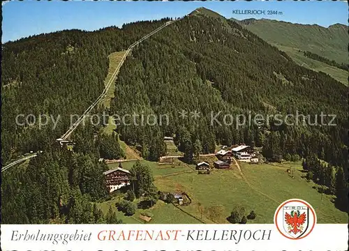 Grafenast Kellerjoch Fliegeraufnahme Kat. Schwaz