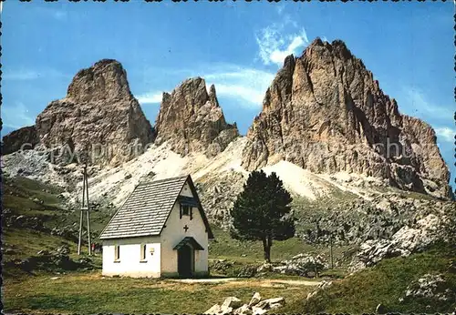 Dolomiti Gruppo del Sassolungo Passo Sella Kat. Italien