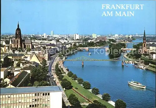 Frankfurt Main Dom Mainpartie Kat. Frankfurt am Main