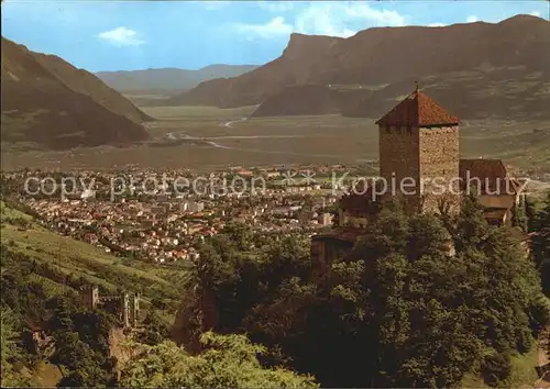 Dorf Tirol Schloss Tirol Panorama Kat. Tirolo