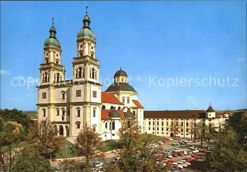 Kempten Allgaeu Basilika St Lorenz mit fuerstaebtl Residenzschloss Kat. Kempten (Allgaeu)