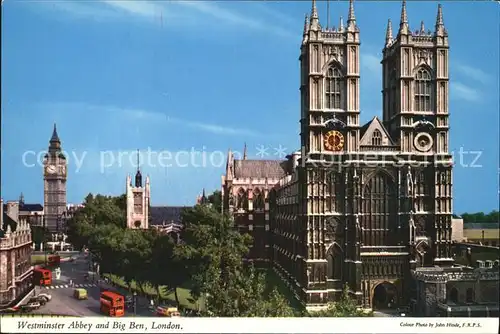 London Westminster Abbey and Big Ben Kat. City of London