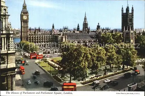 London Houses of Parliament and Parliament Square Kat. City of London