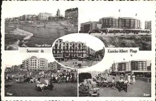 Knokke-Heist Knocke-Albert Plage Avenue Lippens Digue /  /