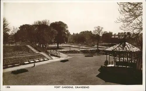Gravesend Kent Fort Gardens /  /Kent