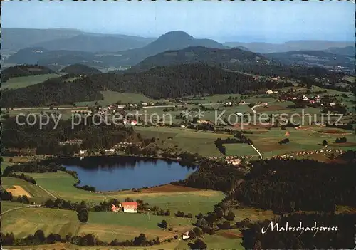 Maltschachersee Fliegeraufnahme Kat. Feldkirchen in Kaernten