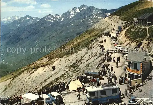 Col du Tourmalet Depart de la route du Pic du Midi de Bigorre Alpes Kat. Tarbes