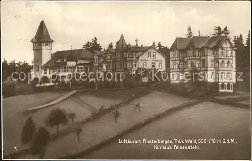 Finsterbergen Kurhaus Felsenstein Kat. Finsterbergen Thueringer Wald