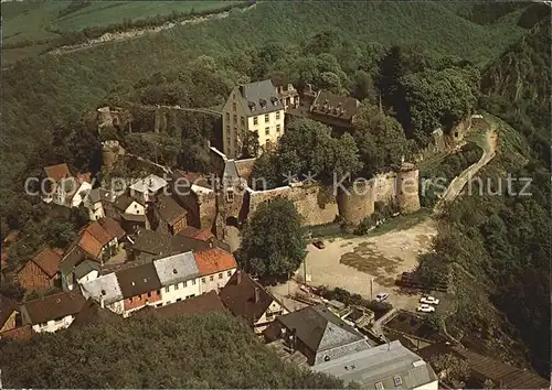 Dhaun Heimvolkshochschule Schloss Dhaun Fliegeraufnahme Kat. Hochstetten Dhaun