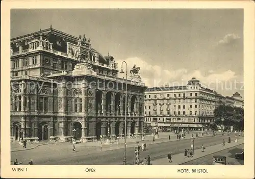 Wien Oper Hotel Bristol Kat. Wien