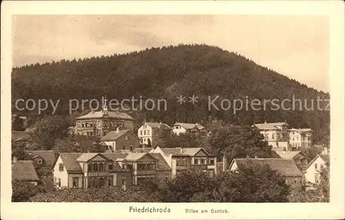 Friedrichroda Villen am Gottlob Kat. Friedrichroda