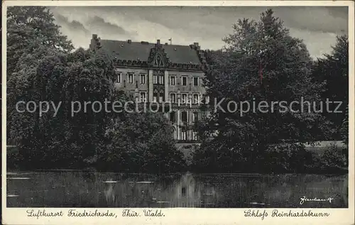 Friedrichroda Schloss Reinhardsbrunn Kat. Friedrichroda