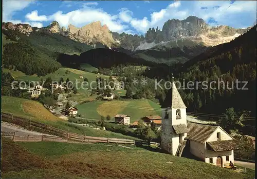 Tiers Dolomiten St Cyprian Kat. Italien