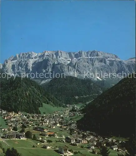 Wolkenstein Groeden mit Sella Gruppe Kat. Selva Val Gardena Tirol