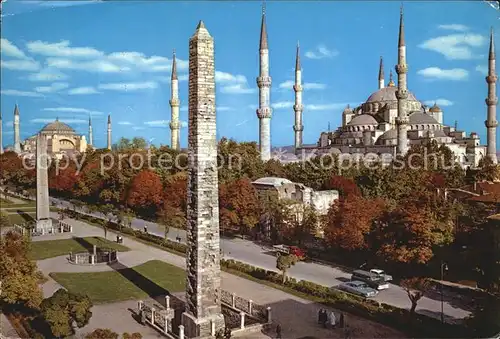 Istanbul Constantinopel Hippodrom und Blaue Moschee Kat. Istanbul
