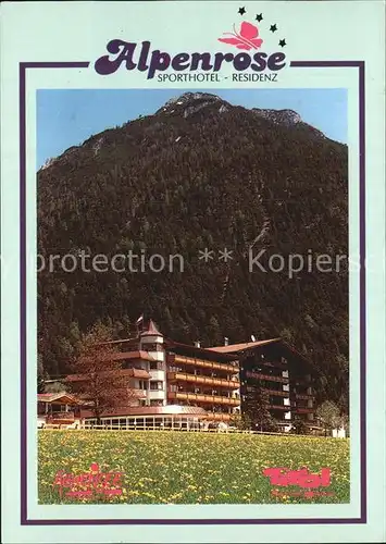Maurach Tirol Alpenrose Sporthotel Residenz Kat. Eben am Achensee