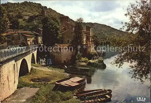 Laroque des Arcs Village au bord du Lot Pont Kat. Laroque des Arcs