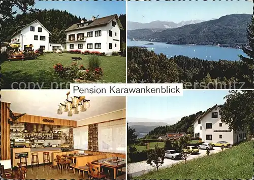Poertschach Woerthersee Restaurant Pension Karawankenblick Alpenpanorama /  /